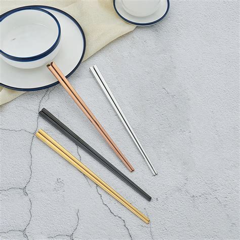 solid stainless steel chopsticks